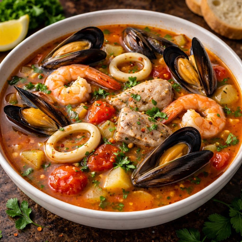 Seafood soup