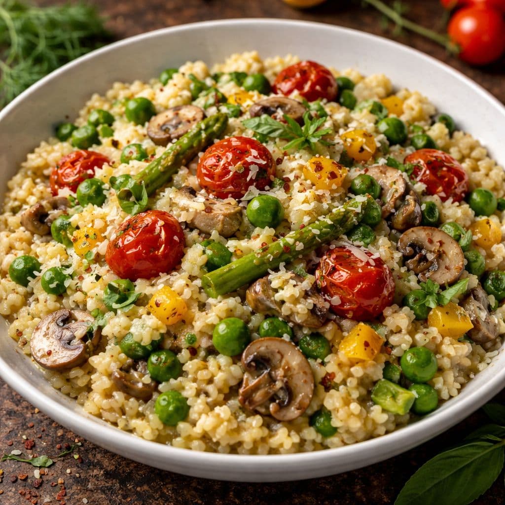 Vegetarian pasta / risotto